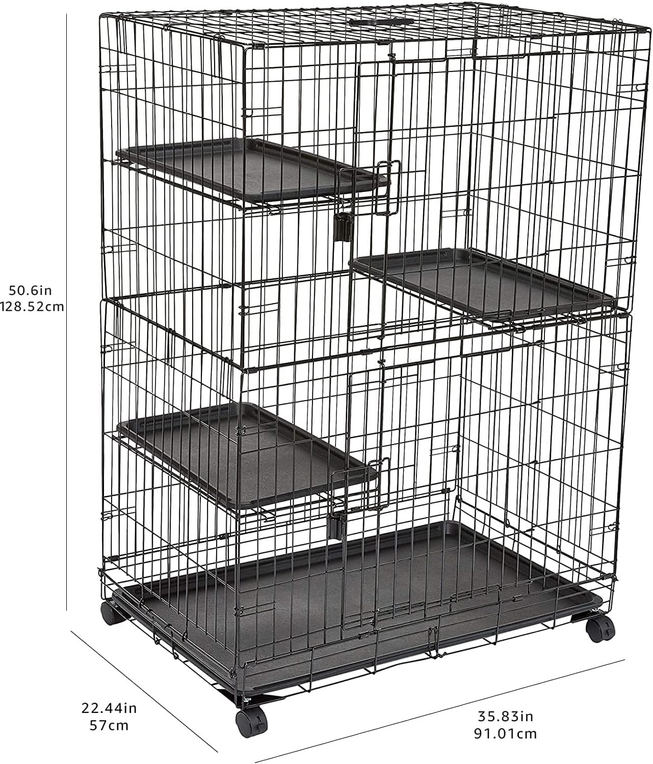 Amazon Basics Large 3-Tier Cat Cage Playpen Review