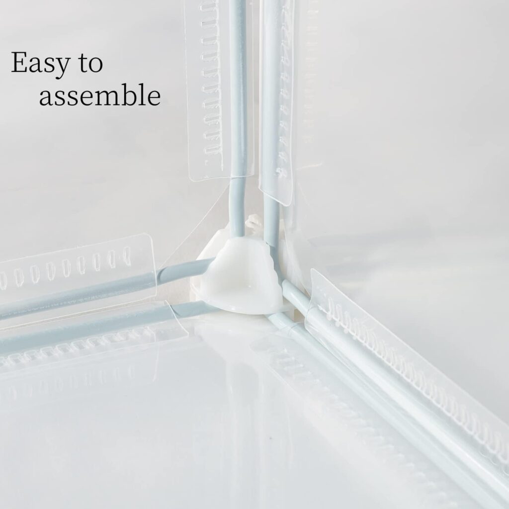 LURIVA Transparent Clear Small Animal Playpen, Guinea Pig Cages, Puppy Dog Pet Rabbit Bunny Indoor Outdoor Fence Pen Enclosure, White Plastic Playpen,12 X 12 Inch, Panels LURIVA Transparent Clear Small Animal Playpen, Guinea Pig Cages, Puppy Dog Pet Rabbit Bunny Indoor Outdoor Fence Pen Enclosure, White Plastic Playpen,12 X 12 Inch, Panels